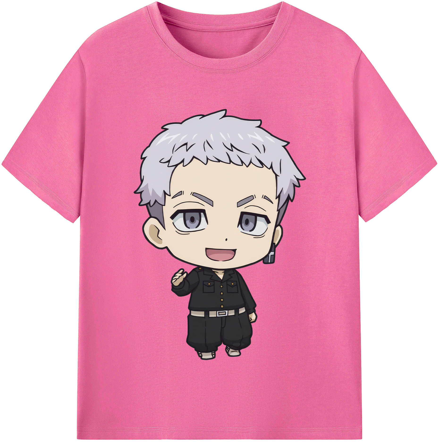 （画像用） 東京リベンジャーズ Tokyo Revengers レディースカジュアルプリントTシャツ（綿100％）